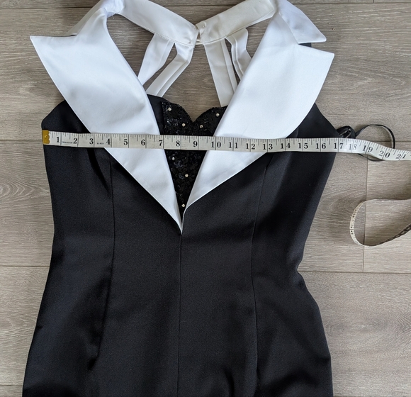 Tonight Elegant Black and White Evening Dress - Picture 6 of 9